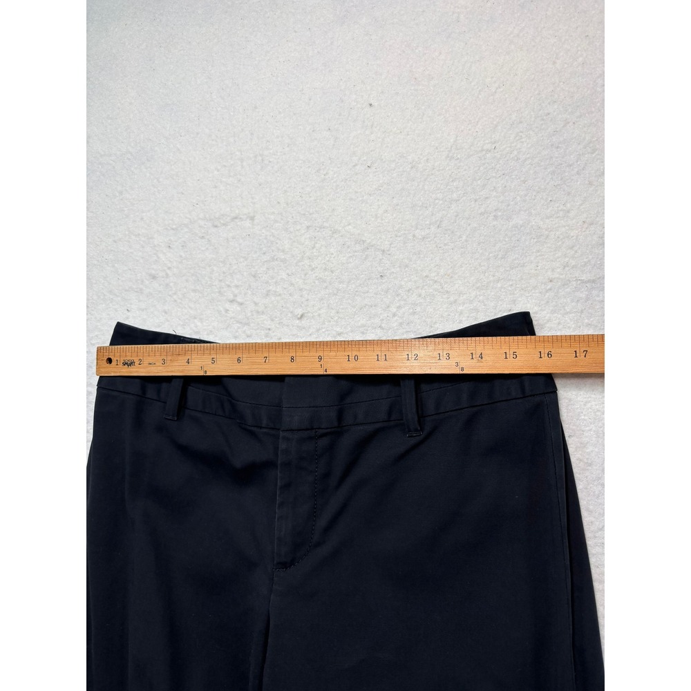 Banana Republic Black Wide Leg Stretch‎ Cotton Trousers Pants  Size 8 #209 - Picture 8 of 10